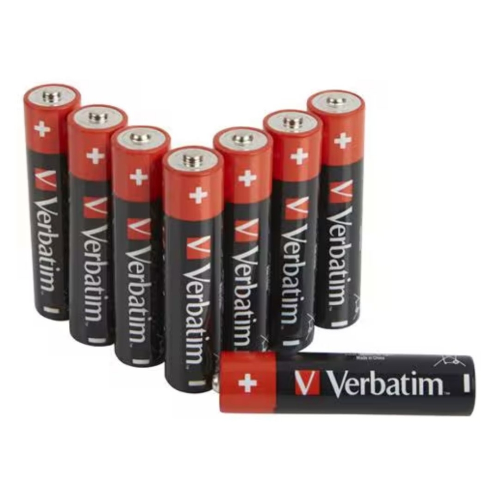 Immagine di BATTERIA MINISTILO AAA ALCALINA 8PZ VERBATIM 49502