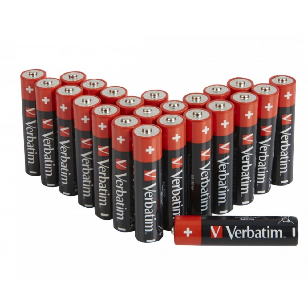 Immagine di BATTERIA MINISTILO AAA ALCALINA 24PZ VERBATIM 49504