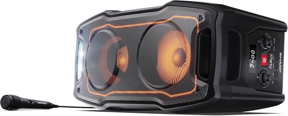 Immagine di CASSE PORTATILI BLUETOOTH PARTY SPEAKER 180W SHARP PS-931