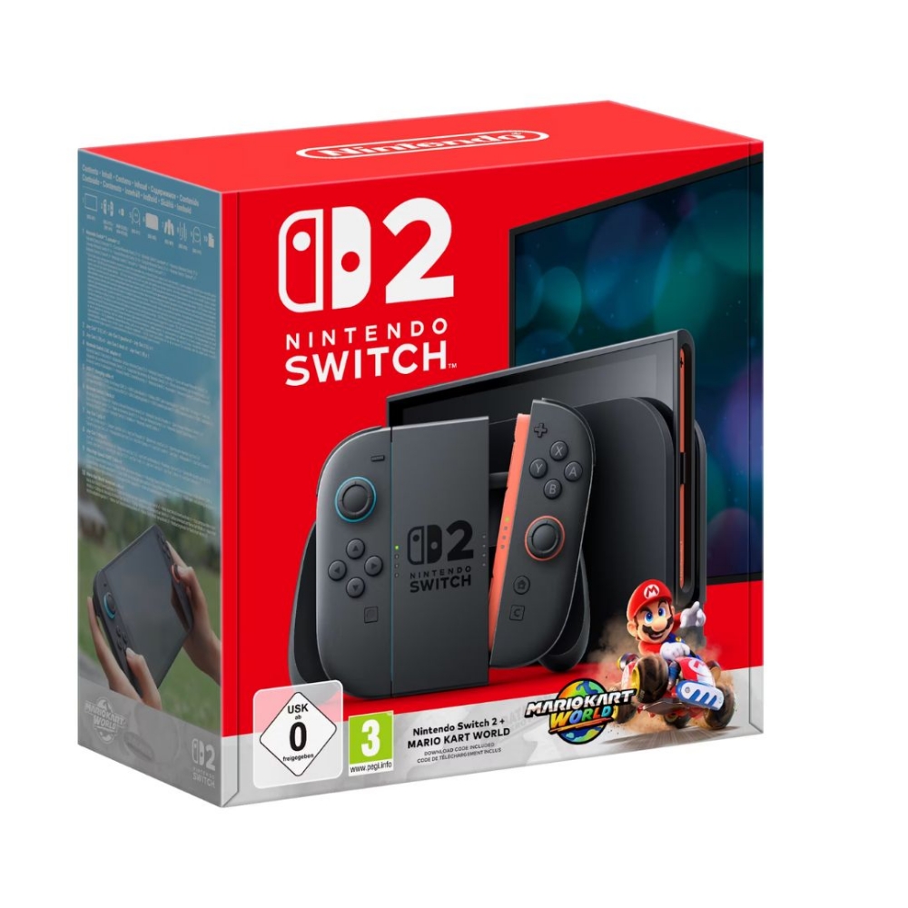 Immagine di CONSOLE NINTENDO SWITCH 2 BUNDLE MARIO KART ITALIA