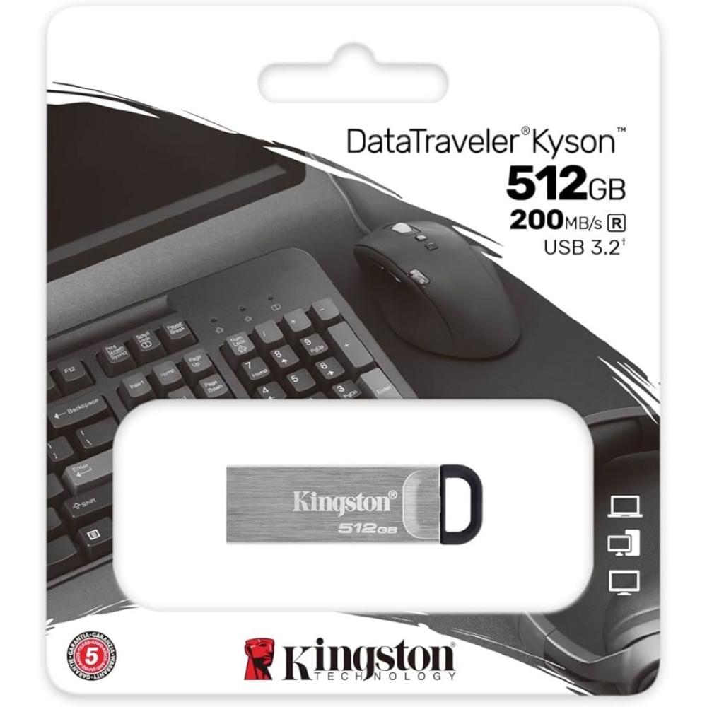 Immagine di MEMORIA USB 512GB 3.2 KINGSTON DTKN/512GB