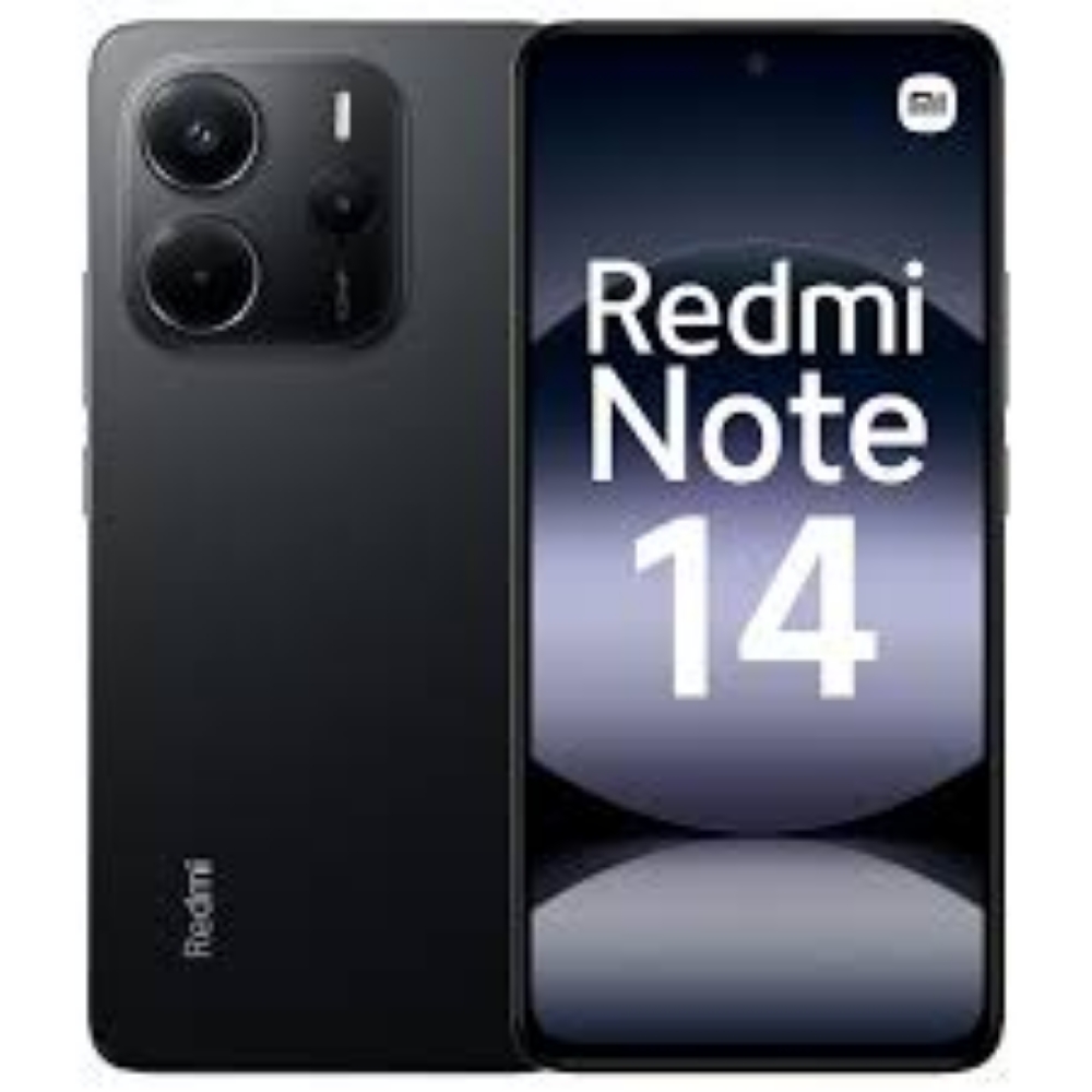 Picture of SMARTPHONE XIAOMI REDMI NOTE 14 4G 8+256GB DUOS MIDNIGHT BLACK ITALIA