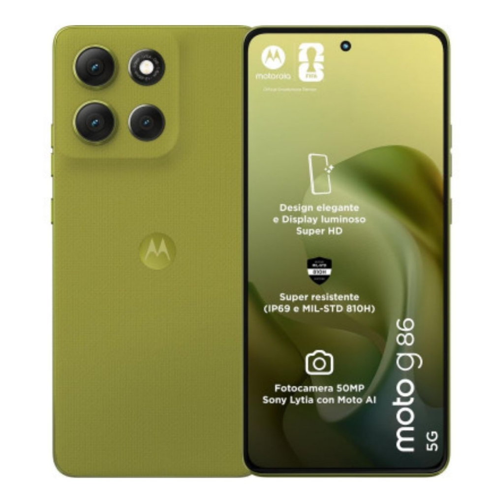 Picture of SMARTPHONE MOTOROLA G86 5G 8+256GB DUOS GOLDEN CYPRESS ITALIA