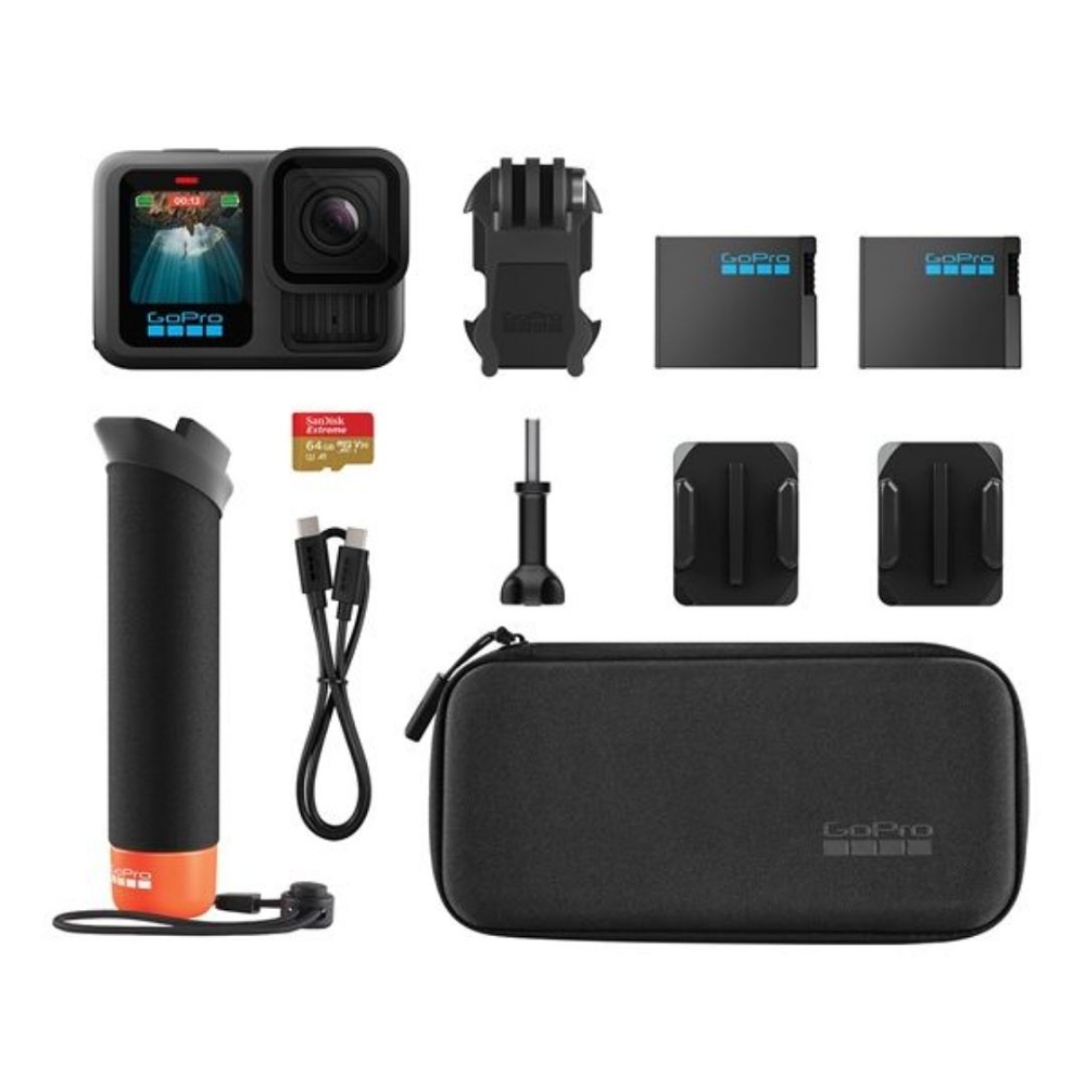 Immagine di VIDEOCAMERA DIGITALE GOPRO HERO 13 CON ACCESSORI CHDRB-131-RW BLACK