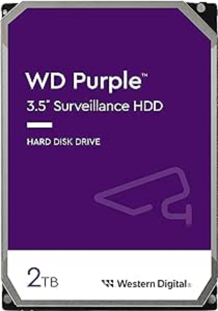 Picture of HARD DISK 3,5 SATA III 02TB WESTERN DIGITAL WD23PURZ PURPLE