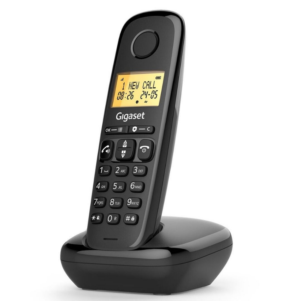 Immagine di CORDLESS SIEMENS GIGASET BASIC 100 TRIO BLACK