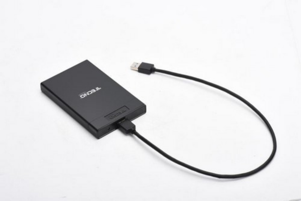 Picture of BOX ESTERNO HDD 2,5 USB 3.0 TECNO ACCESSORI TC-302 IN MATERIALE PLASTICO RIVESTITO IN GOMMA