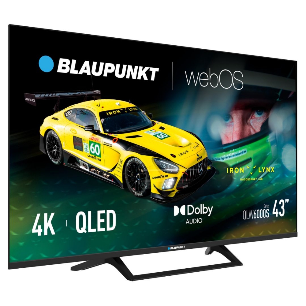 Immagine di TV LED 43" BLAUPUNKT 4K 43ULW6000S SMART TV WEBOS ITALIA BLACK
