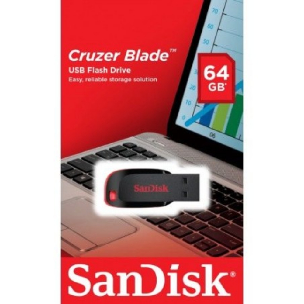 Immagine di MEMORIA USB 64GB 2.0 SANDISK SDCZ50-064G-B35
