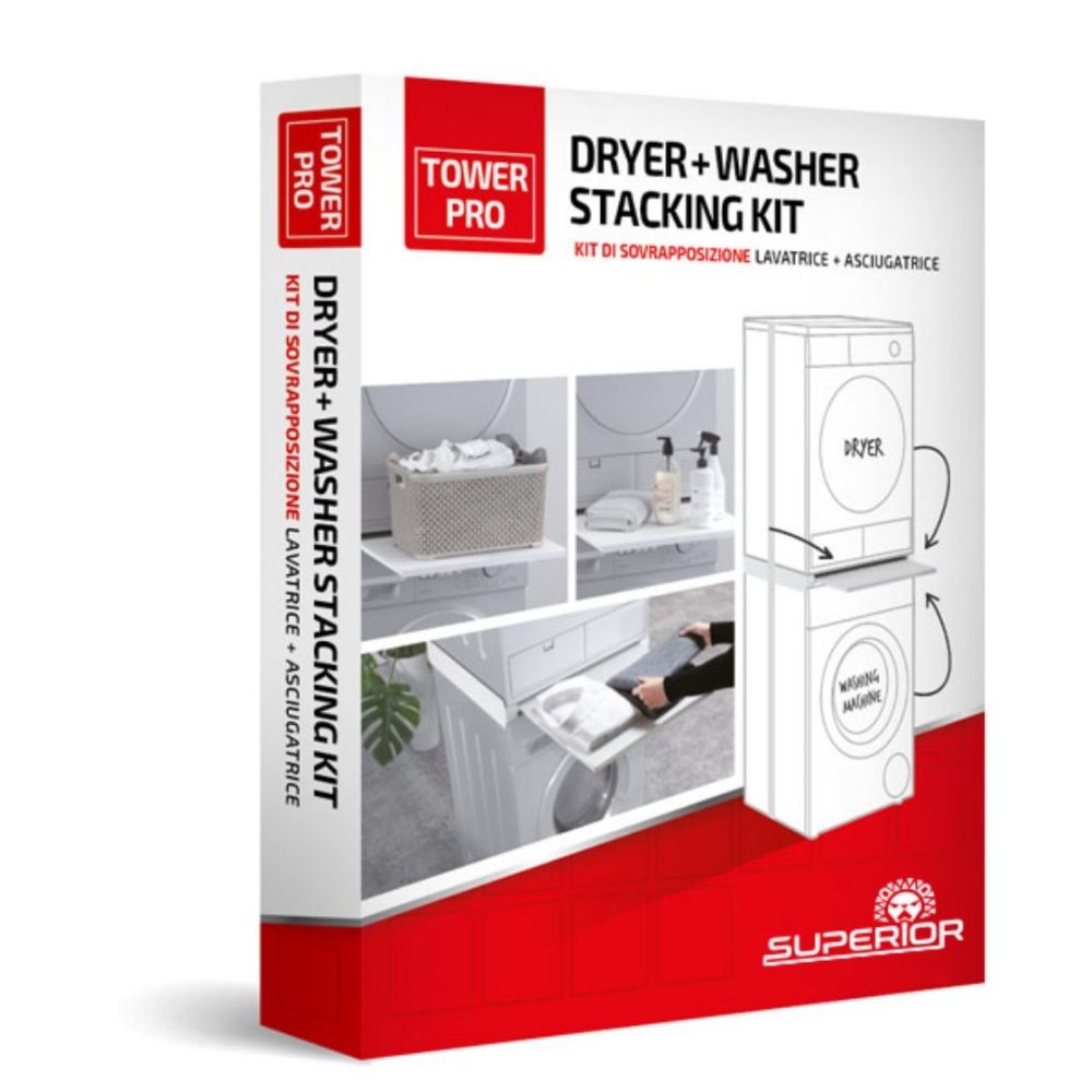 Immagine di SUPPORTO PER SOVRAPPORRE LAVATRICE ED ASCIUGATRICE SUPERIOR SUPSLW002