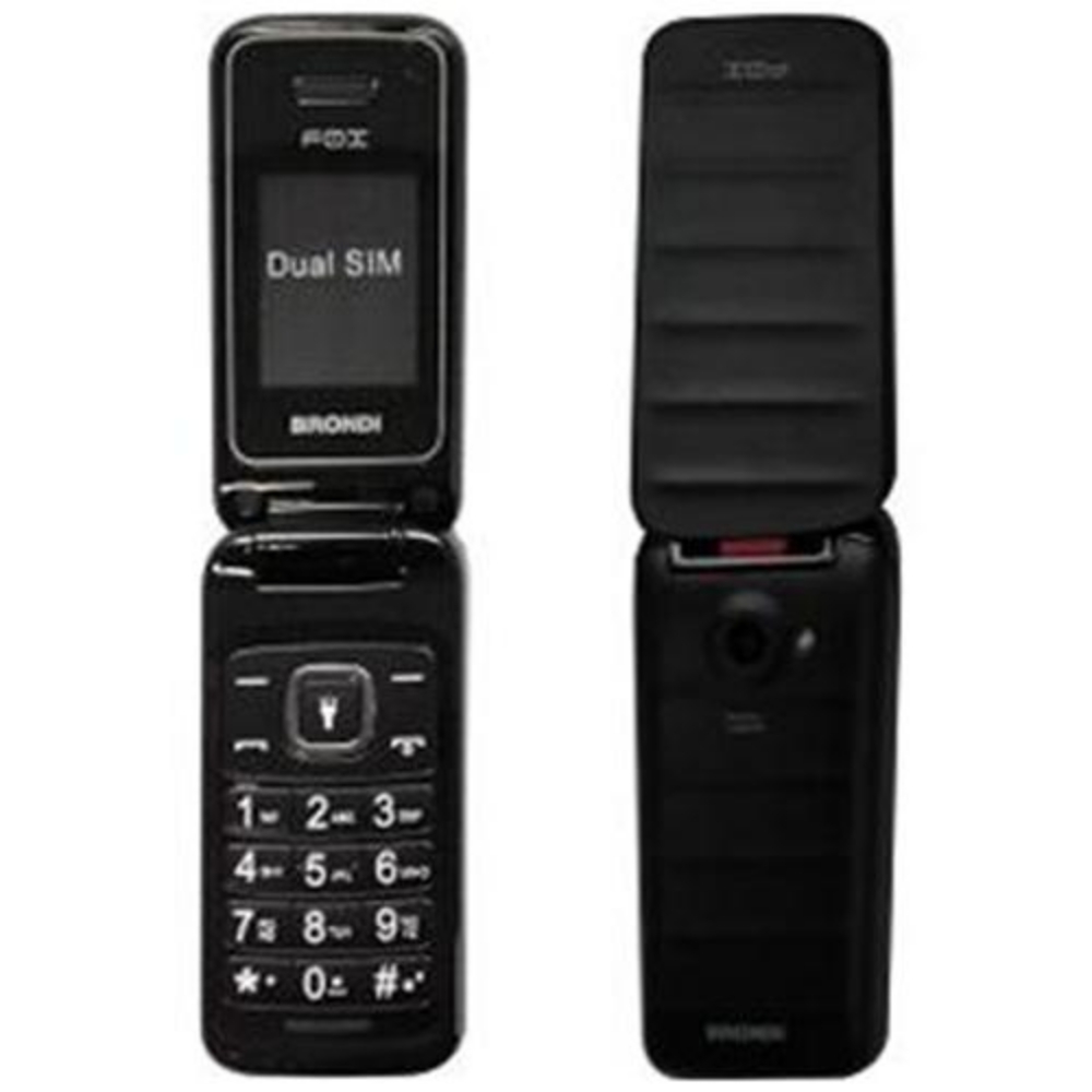 Picture of CELLULARE BRONDI FOX DUOS BLACK ITALIA
