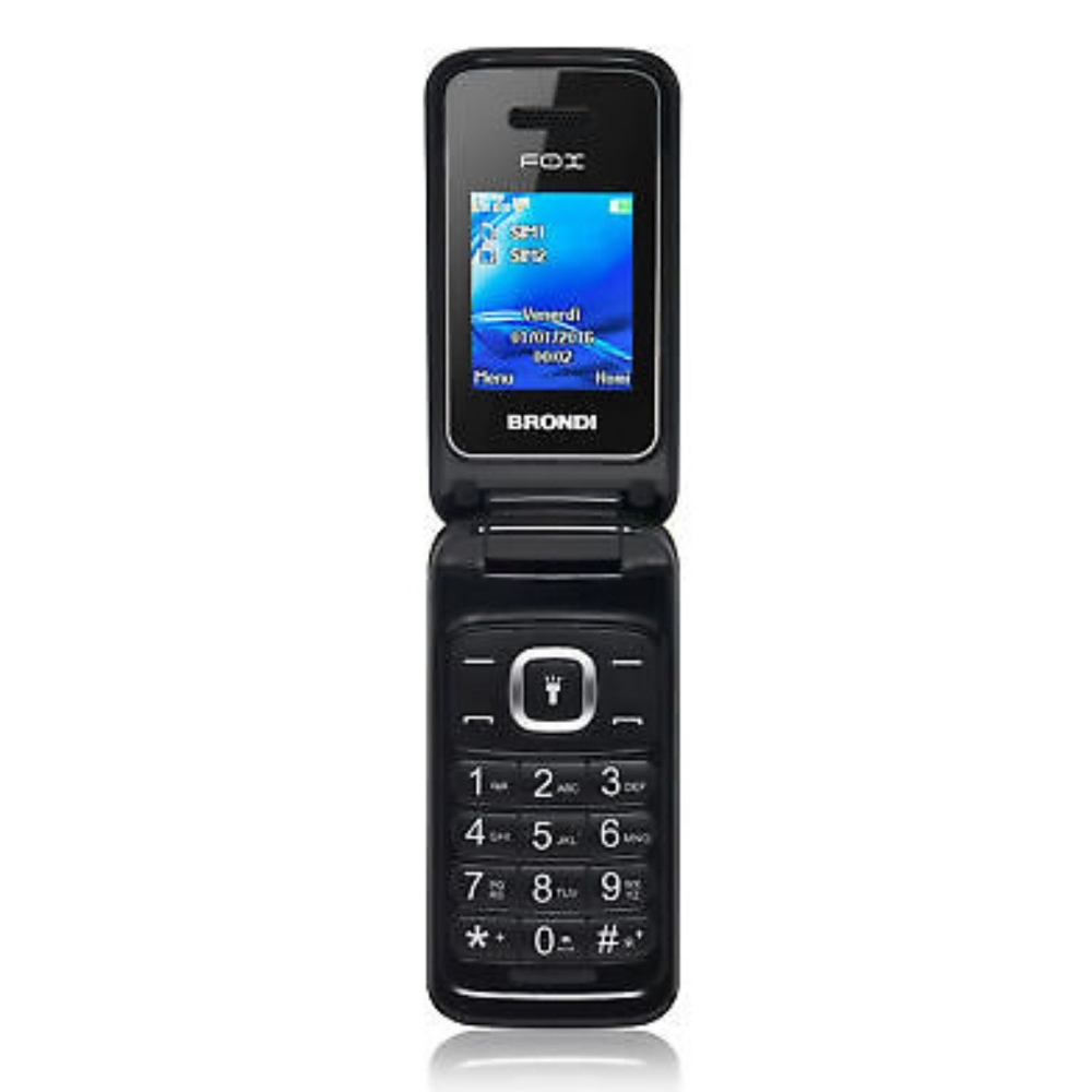 Picture of CELLULARE BRONDI FOX DUOS BLACK ITALIA