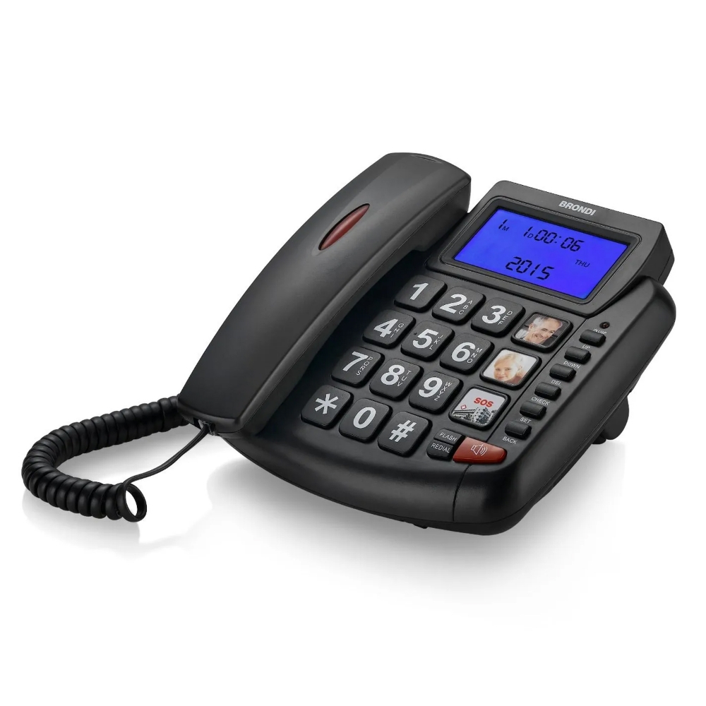 Picture of TELEFONO DA CASA BRONDI BRAVO 90 LCD BLACK