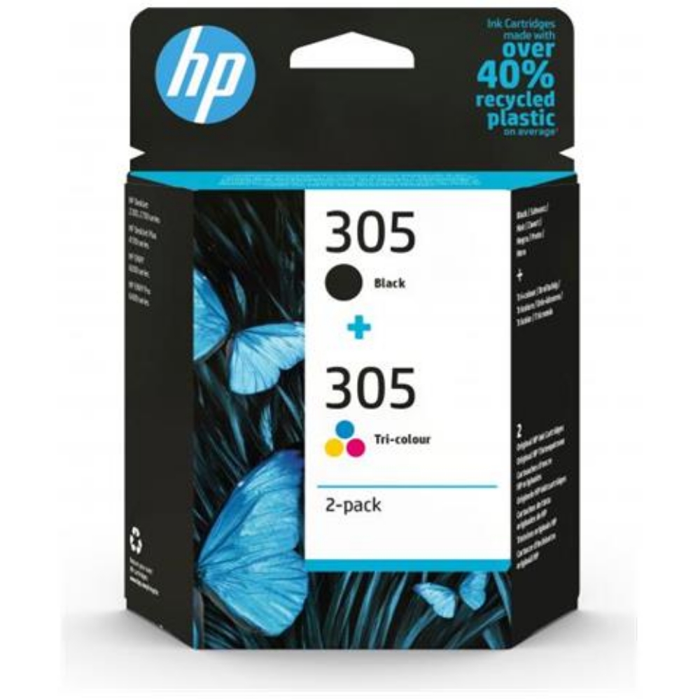 Immagine di CARTUCCIA HP MULTIPACK 305 BK + 305 CL 6ZD17AE