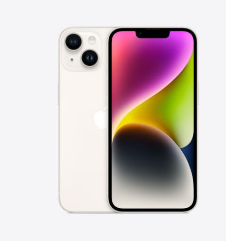Picture of APPLE IPHONE 14 128GB MPUR3QL/A STARLIGHT ITALIA