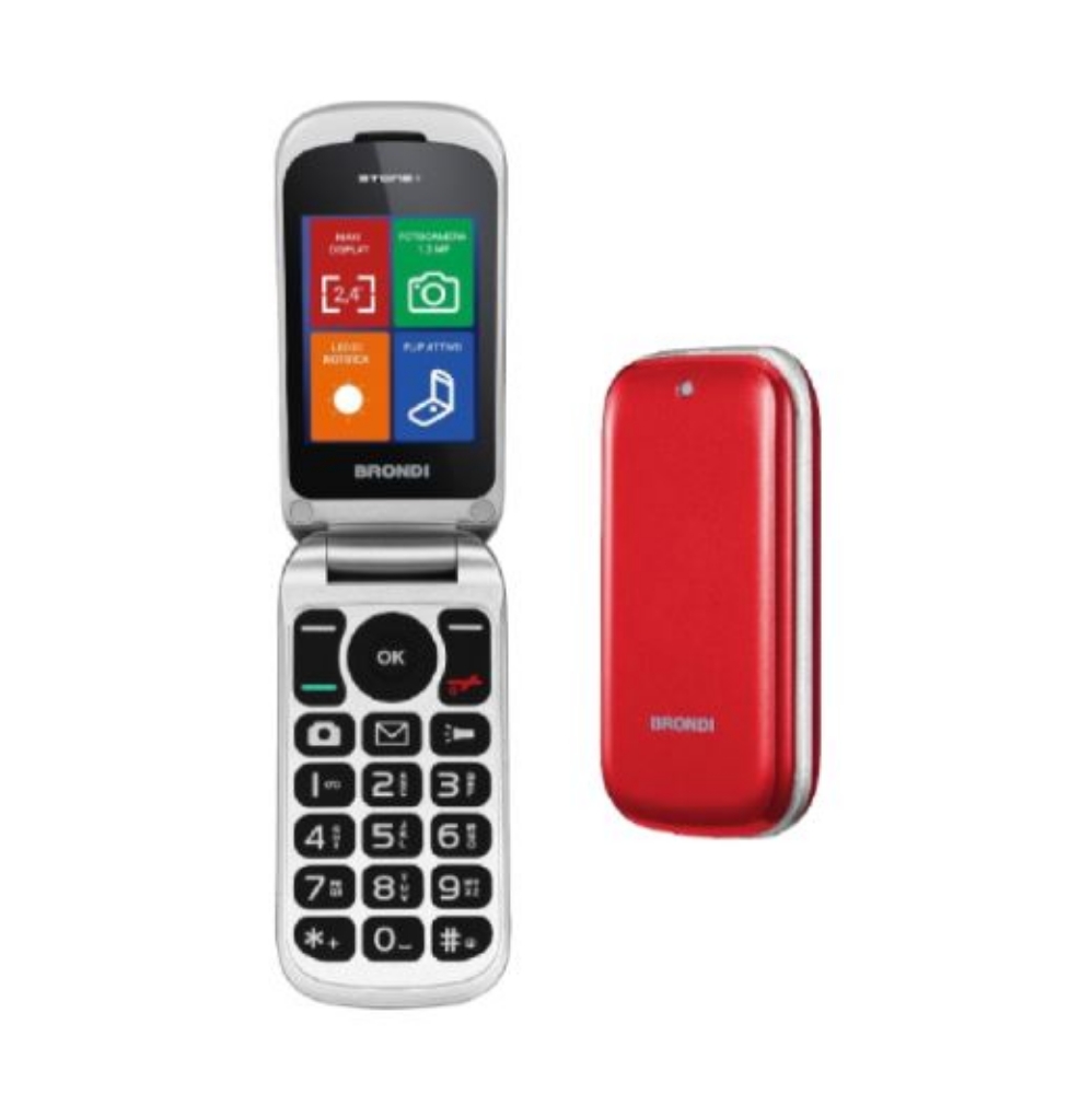 Picture of CELLULARE BRONDI STONE+ DUOS RED ITALIA