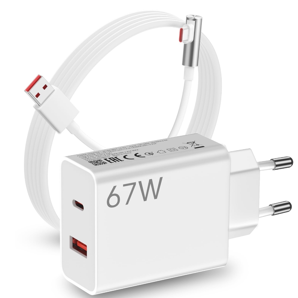Immagine di CARICABATTERIA DA RETE XIAOMI BHR07SLEU USB-A 45W WHITE