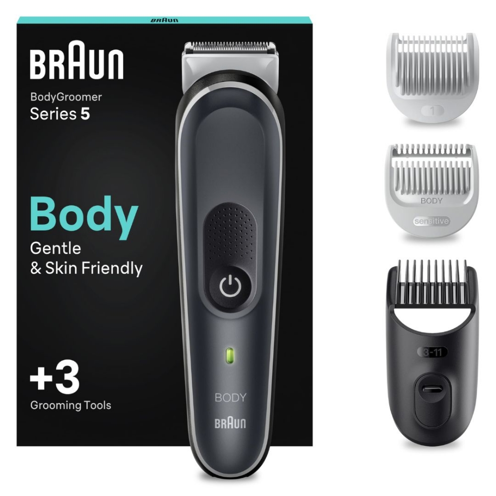 Immagine di RASOIO ELETTRICO BRAUN SERIE 5 BODYGROOMER BG5340 BLACK/GREY