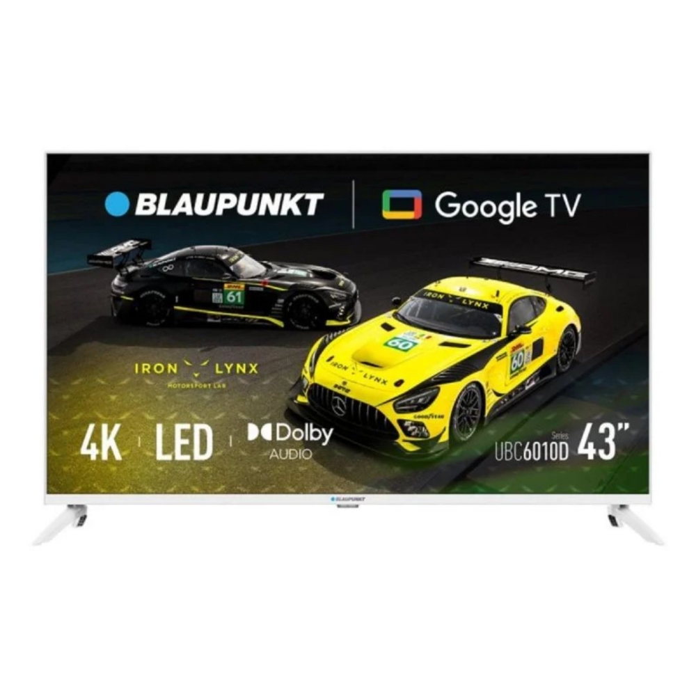 Immagine di TV LED 43" BLAUPUNKT 4K 43UBG6010S SMART TV GOOGLE ITALIA WHITE