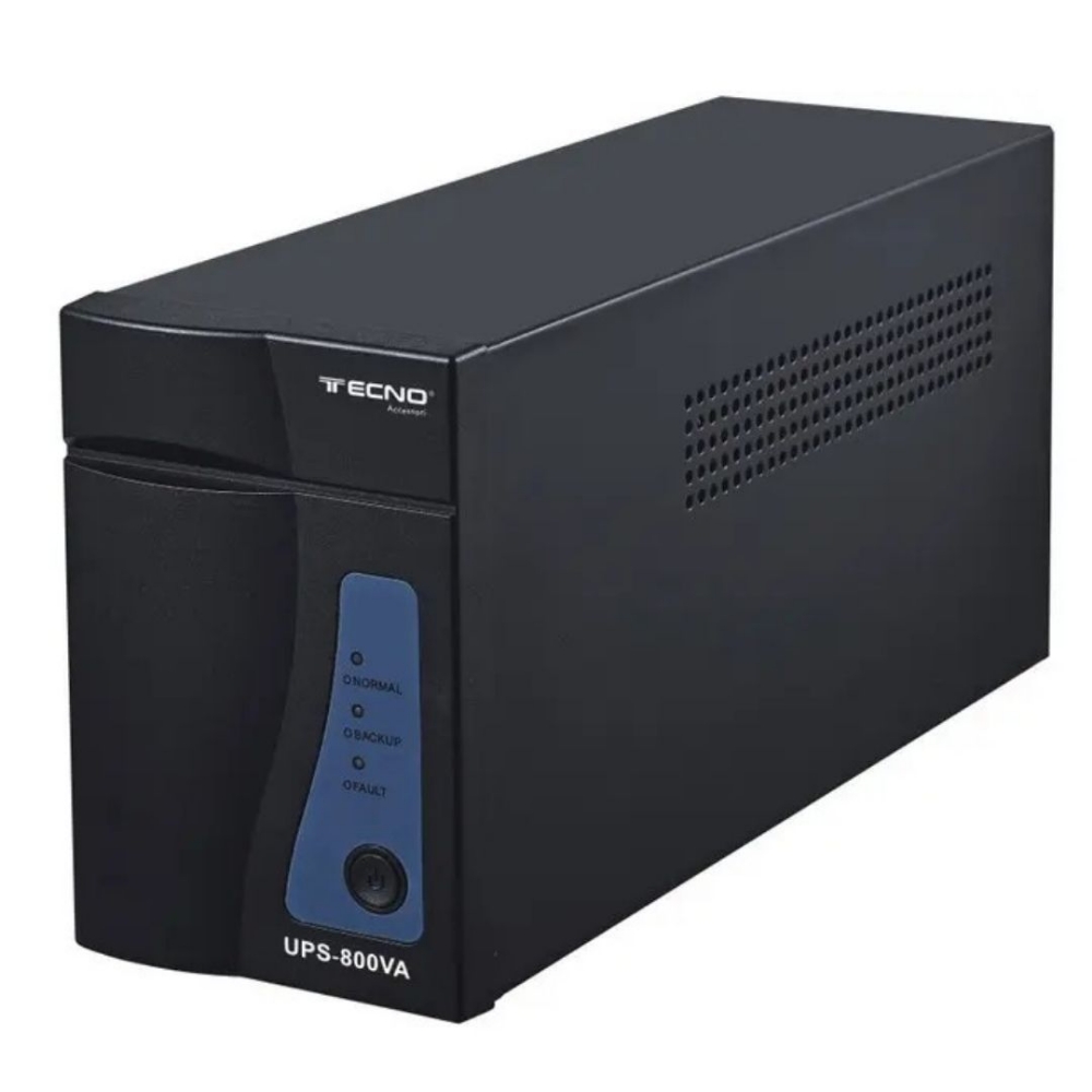 Immagine di UPS 800VA CON 2 USCITE BIVALENTI FUNZIONE AC RESTART TECNO ACCESSORI TC-800VA