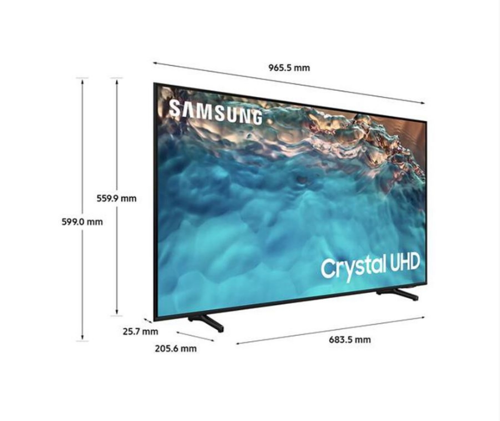 Immagine di TV LED 43" SAMSUNG 4K UE43BU8072 SMART TV EUROPA BLACK