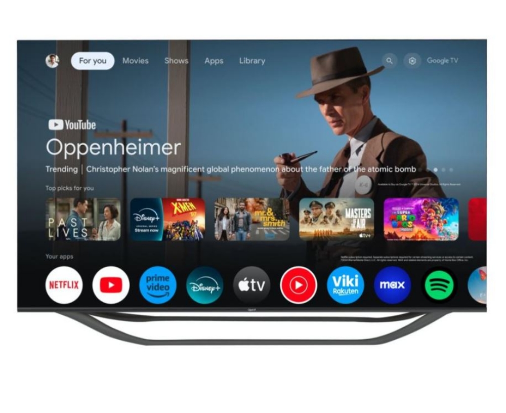 Immagine di TV LED 55" QBELL 4K QT55UGF9B SMART TV GOOGLE ITALIA BLACK