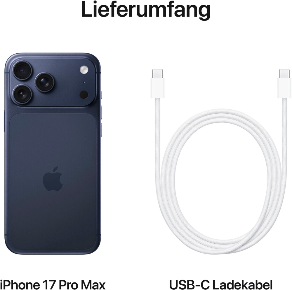 Immagine di APPLE IPHONE 17 PRO MAX 256GB MFYP4QL/A DEEP BLUE ITALIA