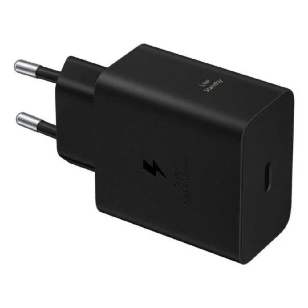 Immagine di CARICABATTERIA DA RETE SAMSUNG SUPER FAST CHARGING 60W EP-T6010NBEGWW USB-C BLACK
