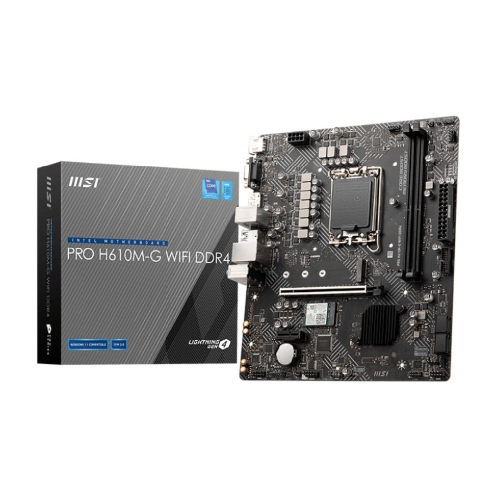 Picture of MAINBOARD SLGA1700 MSI H610M-E DDR4