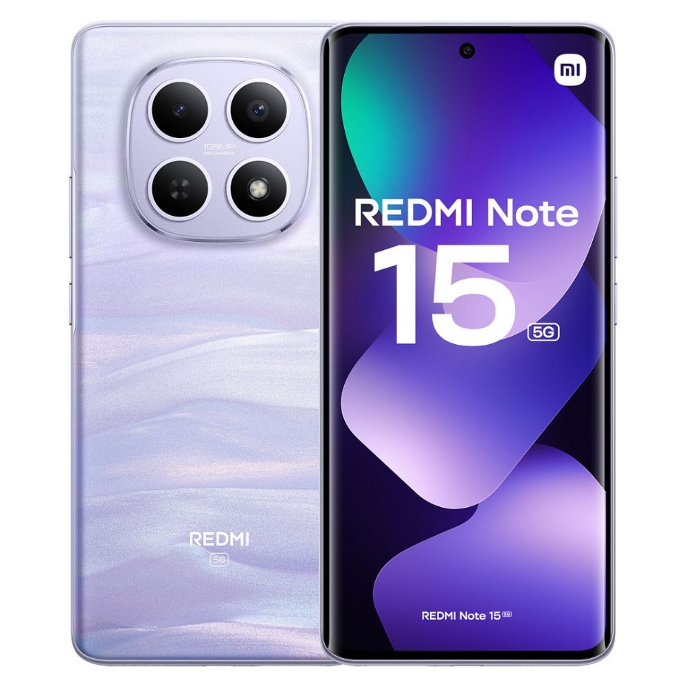 Immagine di SMARTPHONE XIAOMI REDMI NOTE 15 5G 8+256GB DUOS PURPLE ITALIA