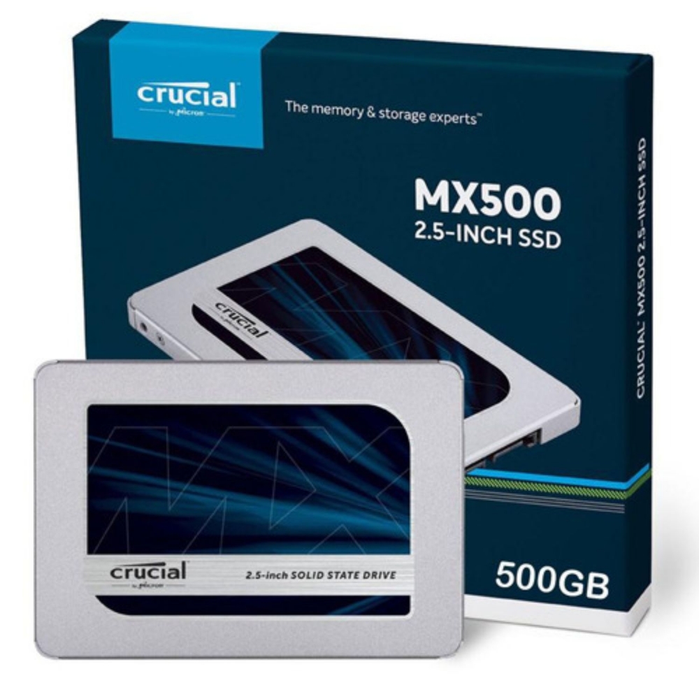 Picture of HARD DISK 2,5 SSD 500GB CRUCIAL SOLID STATE CT500MX500SSD1
