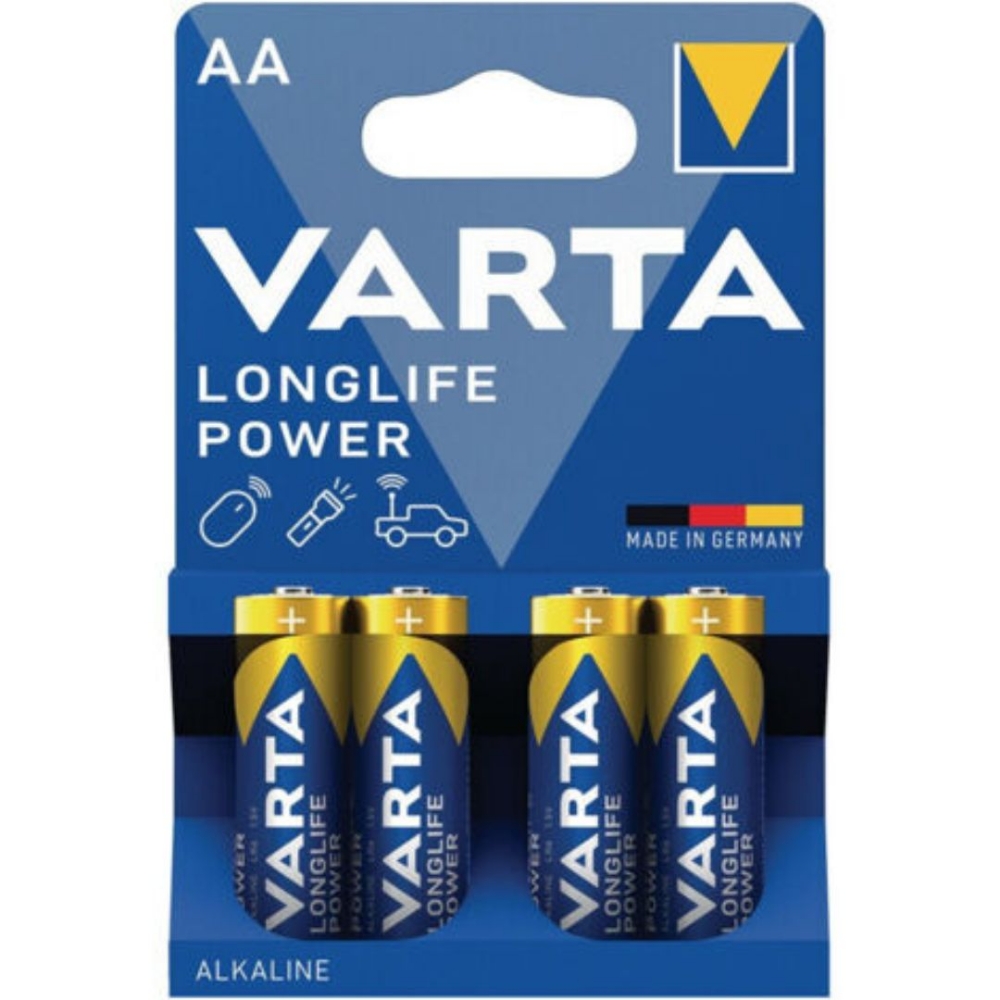 Immagine di BATTERIA LONGLIFE STILO AA ALCALINA 4PZ VARTA