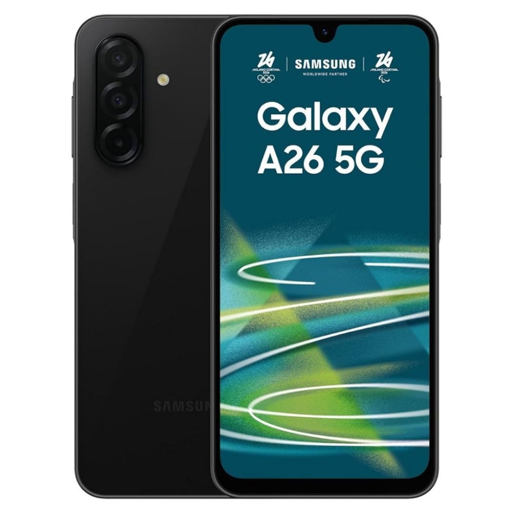 Picture of SMARTPHONE SAMSUNG A266 GALAXY A26 5G 6+128GB BLACK EE ITALIA