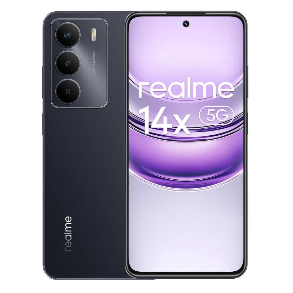 Picture of SMARTPHONE REALME 14X 5G 6+256GB DUOS BLACK ITALIA