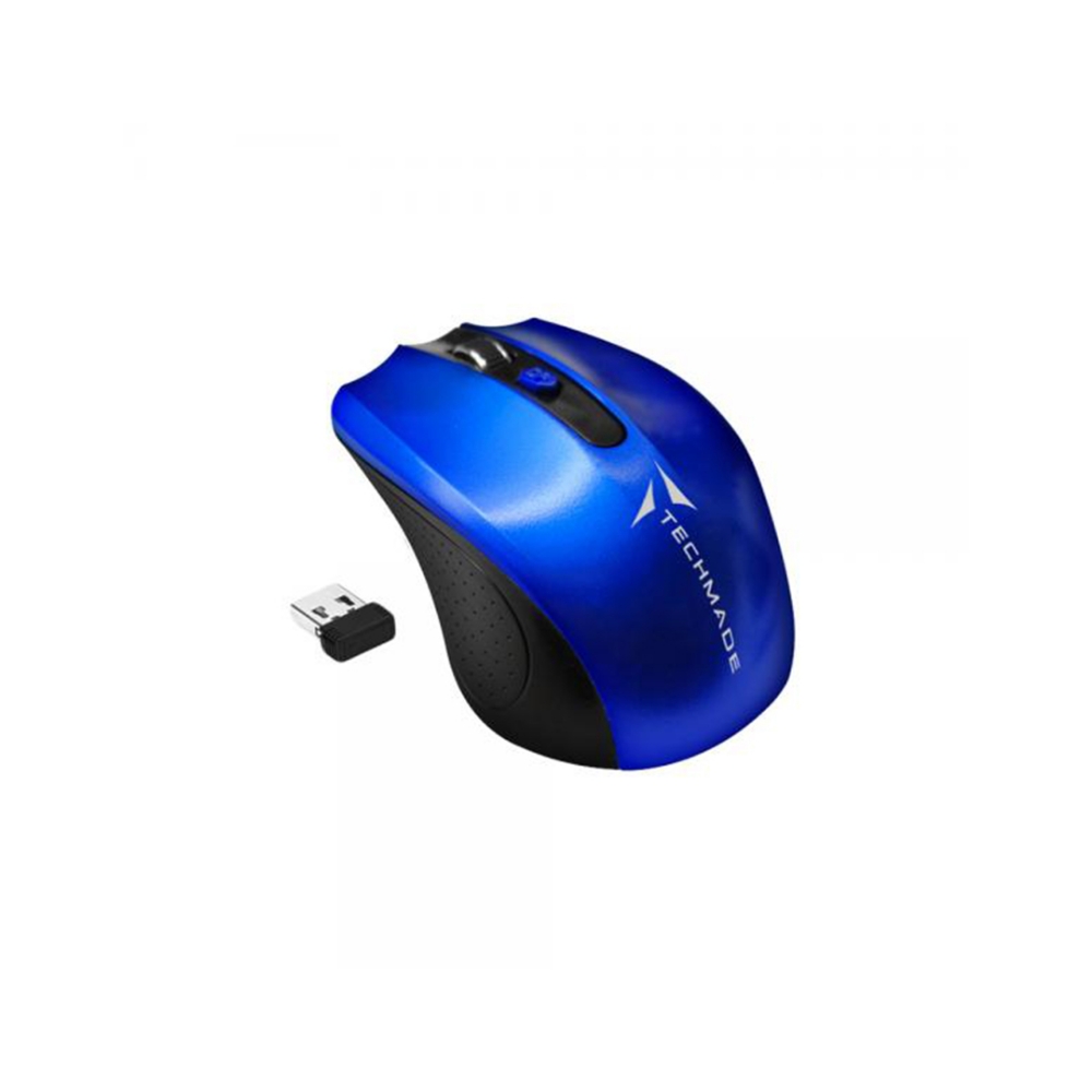 Immagine di MOUSE OTTICO WIRELESS USB TECHMADE TM-XJ30-BL BLUE