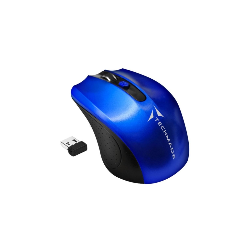 Immagine di MOUSE OTTICO WIRELESS USB TECHMADE TM-XJ30-BL BLUE