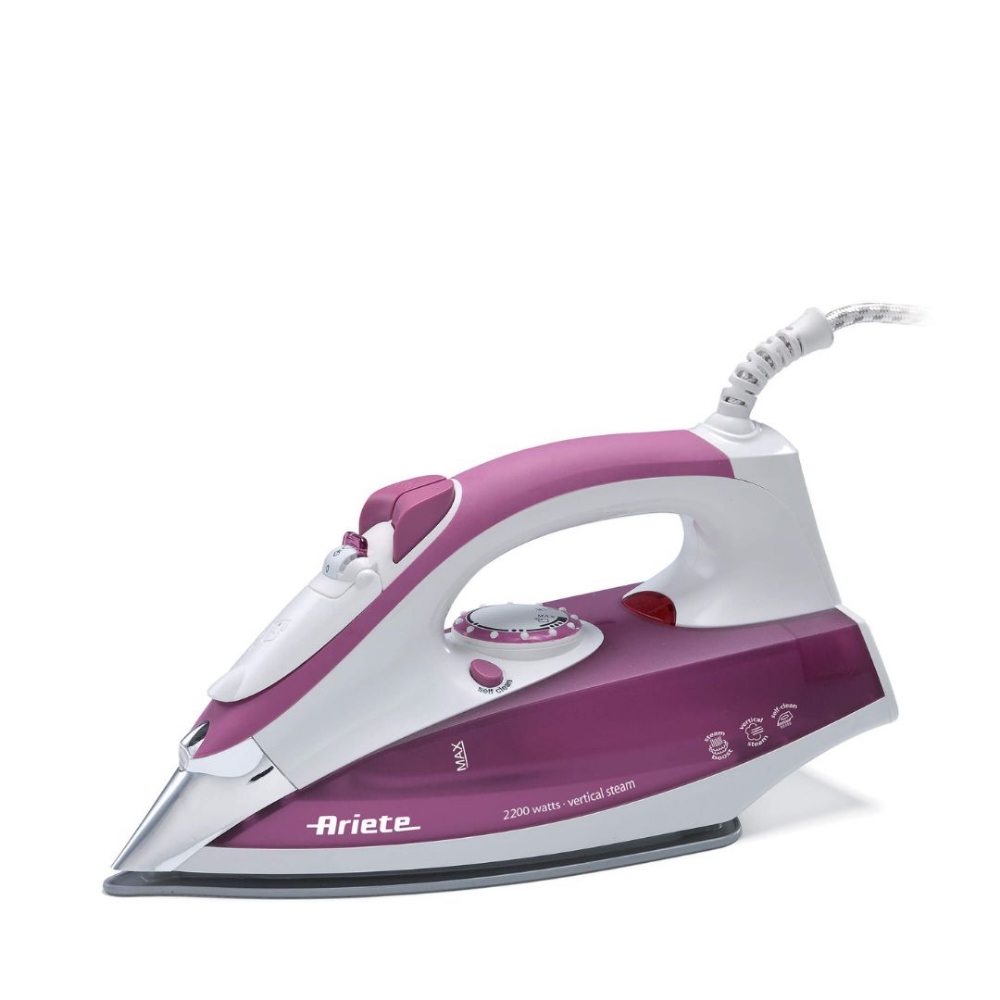 Immagine di FERRO DA STIRO STEAM IRON A VAPORE ARIETE 2200W AR6215 PURPLE/WHITE