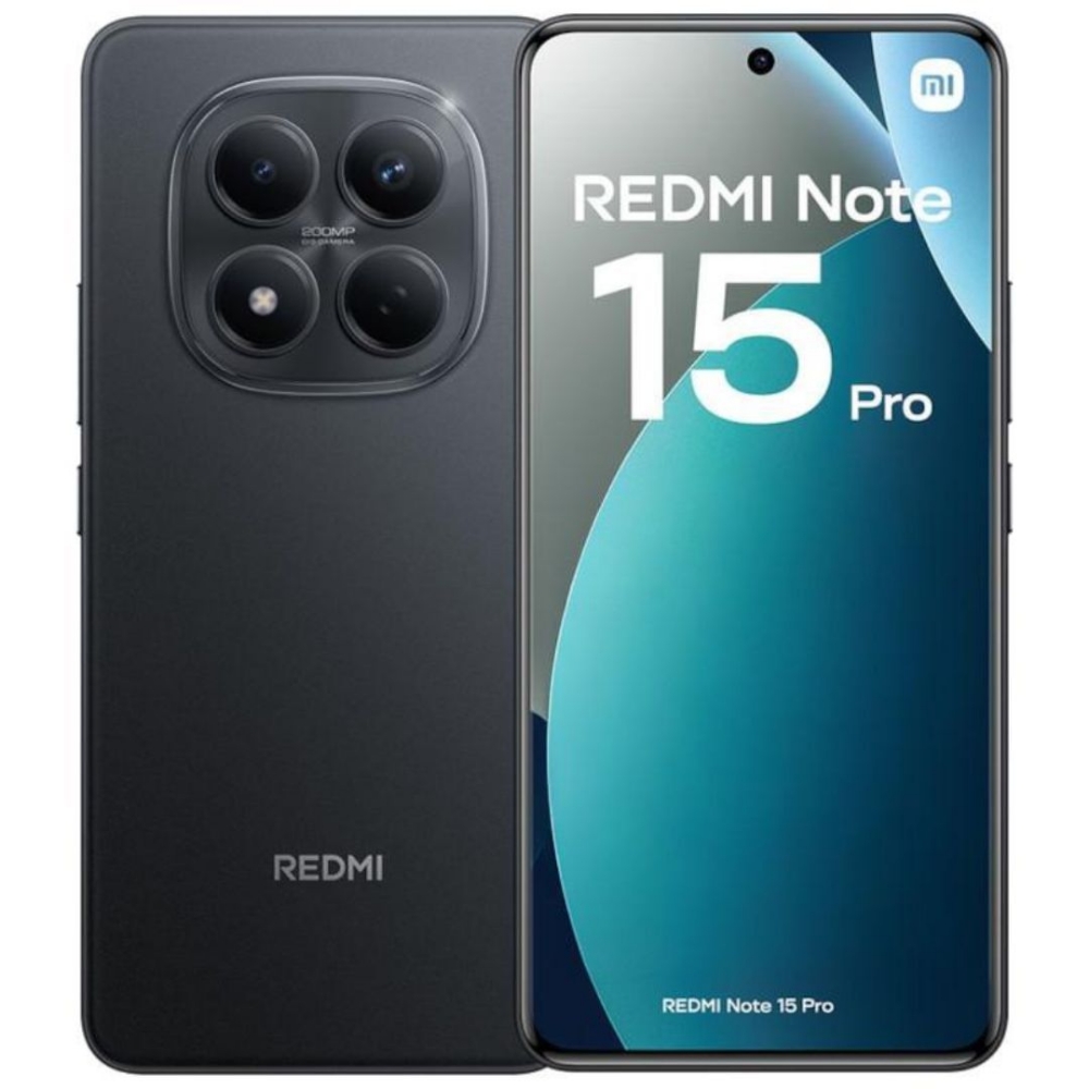 Immagine di SMARTPHONE XIAOMI REDMI NOTE 15 PRO 4G 8+256GB DUOS BLACK ITALIA