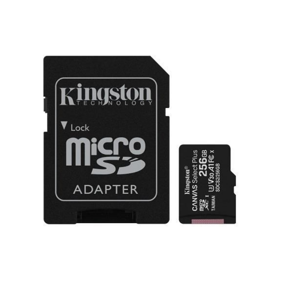 Picture of MEMORY CARD MICRO SD/TRANSFLASH 256GB KINGSTON CLASSE 10 SDCS2/256GB