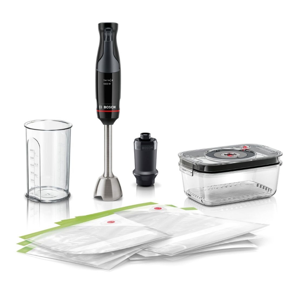 Immagine di FRULLATORE AD IMMERSIONE BOSCH MSM4B6V2 1000W BLACK