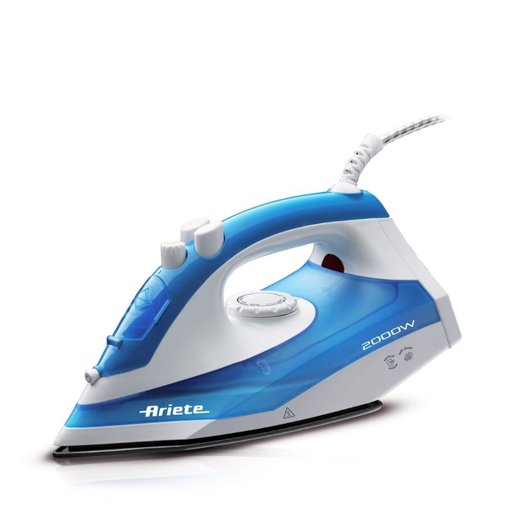 Immagine di FERRO DA STIRO STEAM IRON A VAPORE ARIETE 2000W 6234 BIANCO/AZZURRO