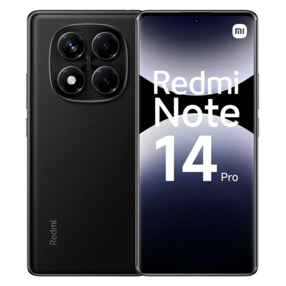 Picture of SMARTPHONE XIAOMI REDMI NOTE 14 PRO 4G 8+256GB DUOS MIDNIGHT BLACK ITALIA