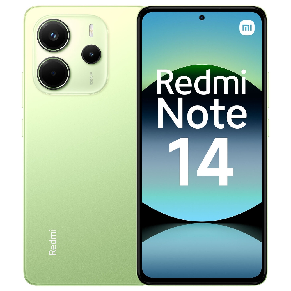 Picture of SMARTPHONE XIAOMI REDMI NOTE 14 4G 8+256GB DUOS LIME GREEN ITALIA