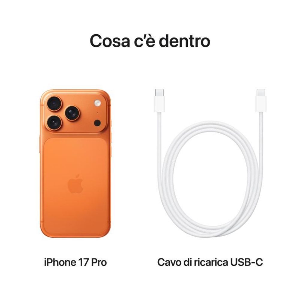 Immagine di APPLE IPHONE 17 PRO MAX 512GB MFYT4QL/A COSMIC ORANGE ITALIA