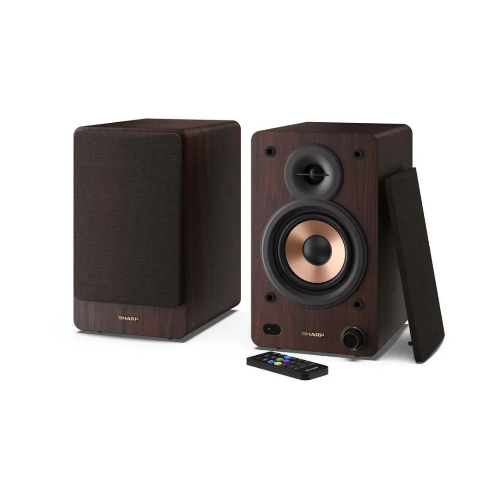 Immagine di ALTOPARLANTI ATTIVI DA DESKTOP SHARP CP-SS30 BROWN
