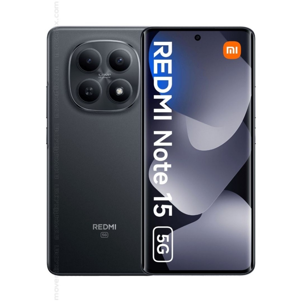 Picture of SMARTPHONE XIAOMI REDMI NOTE 15 5G 8+256GB DUOS MIDNIGHT BLACK ITALIA