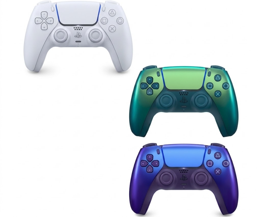 Picture of GAMEPAD PS5 SONY WIRELESS DUAL SENSE CHROMA PEARL V3 ITALIA