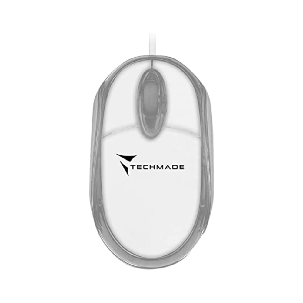 Immagine di MOUSE OTTICO USB TECHMADE TM-2023-WH WHITE