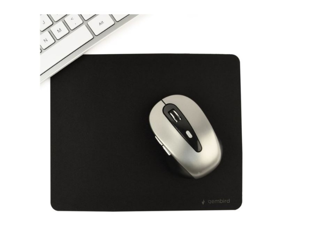 Immagine di TAPPETINO MOUSEPAD GEMBIRD MP-S-BK NERO 26X22 CM