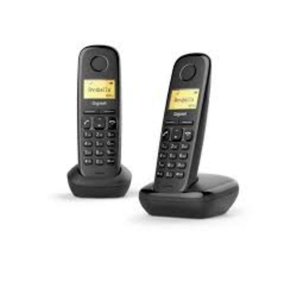 Immagine di CORDLESS SIEMENS GIGASET A170 DUO BLACK